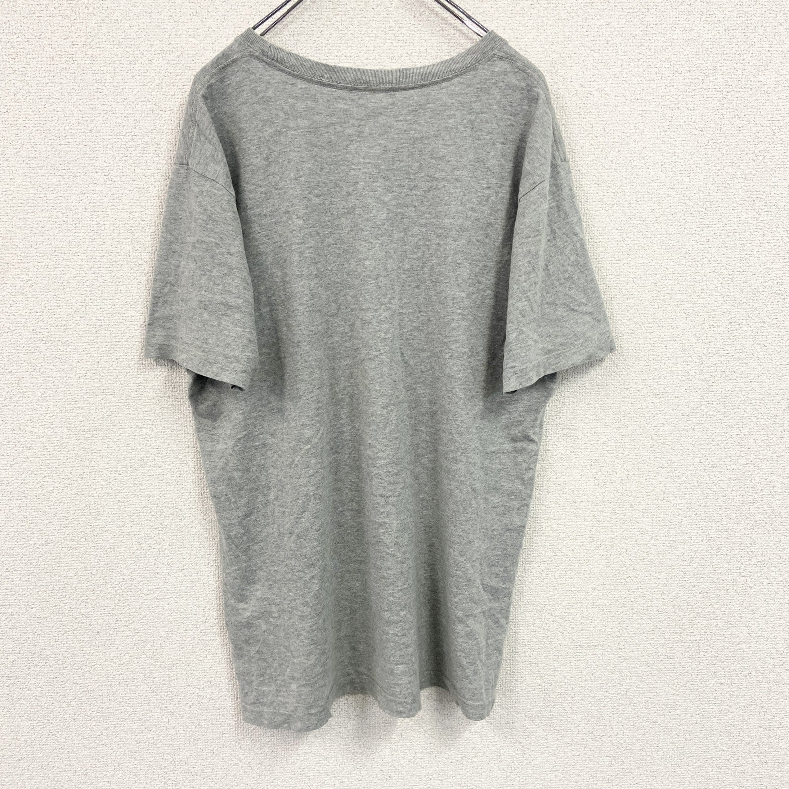 DC SHOES　ディーシーシューズ　半袖プリントTシャツ　アーチプリント　デカロゴ　灰色　グレー　Lサイズ