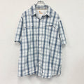 Carhartt　カーハート　半袖チェックシャツ　ラウンドシャツ　マルチカラー　XLサイズ