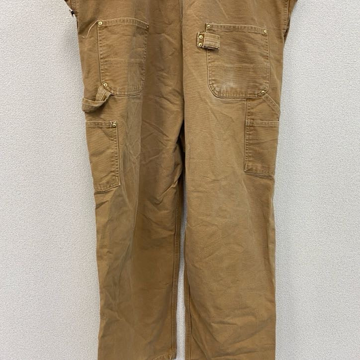 Carhartt　カーハート　オーバーオール/つなぎ　ブラウンダック　ダック地　ダブルニー　キャメル　W44