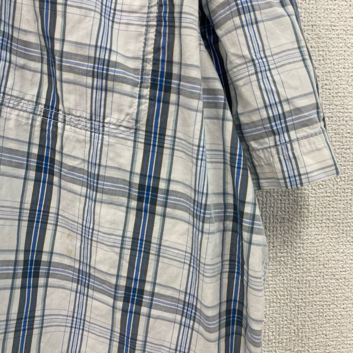 Carhartt　カーハート　半袖チェックシャツ　ラウンドシャツ　マルチカラー　XLサイズ