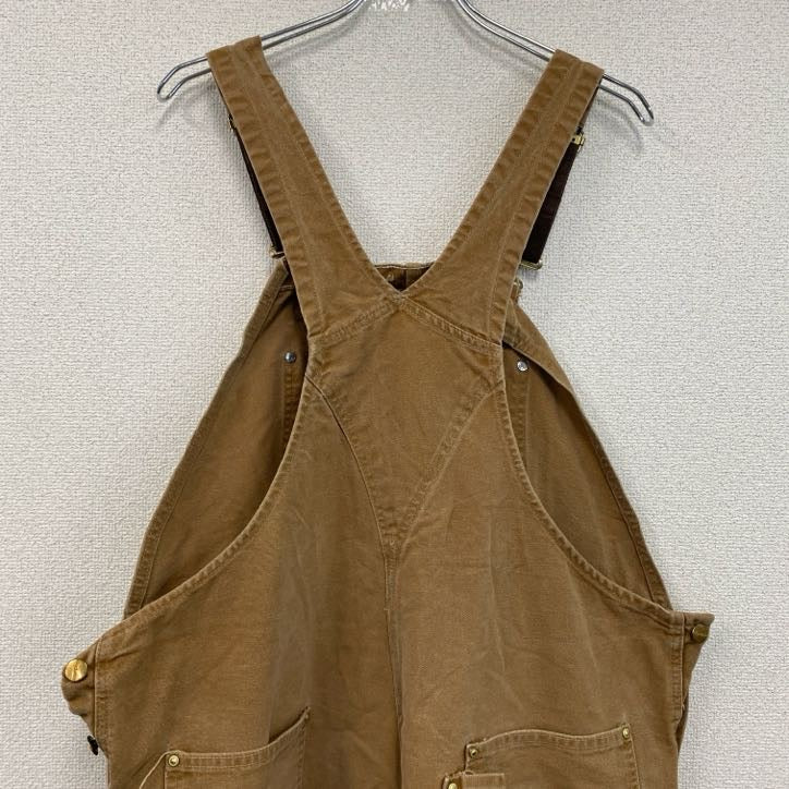 Carhartt　カーハート　オーバーオール/つなぎ　ブラウンダック　ダック地　ダブルニー　キャメル　W44