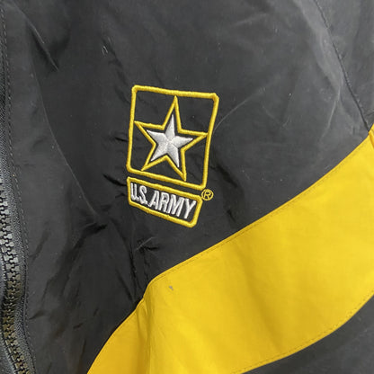米軍　U.S.ARMY　トレーニングジャケット　ナイロンジャケット　灰色　グレー　Sサイズ