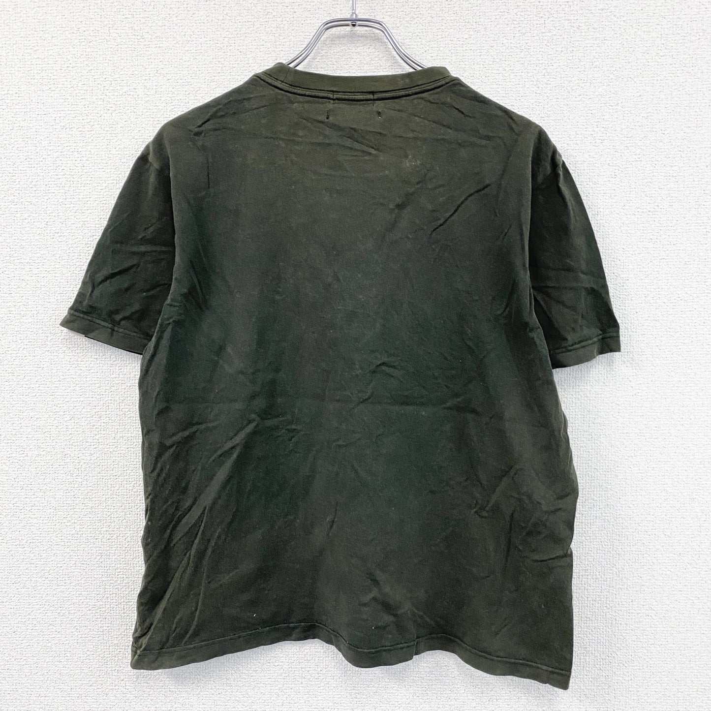 00s　OLD UNIQLO　オールドユニクロ　Robot Megastore　半袖Tシャツ　ダークグリーン　Lサイズ