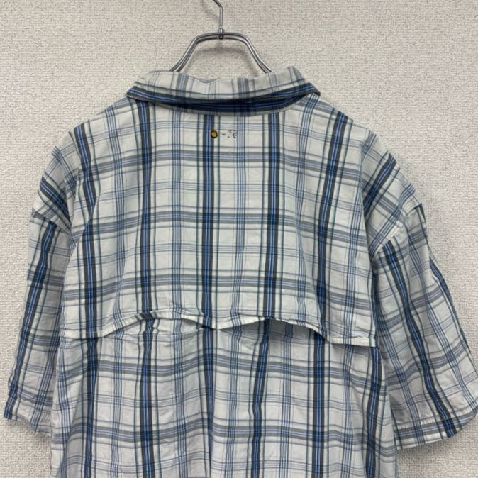 Carhartt　カーハート　半袖チェックシャツ　ラウンドシャツ　マルチカラー　XLサイズ