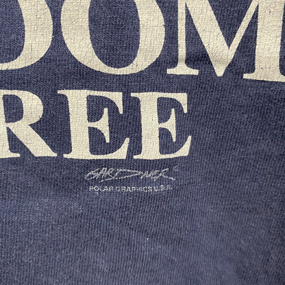 ～00s　Hanes　ヘインズ　半袖プリントTシャツ　ヴィンテージ　紺　ネイビー　2XLサイズ