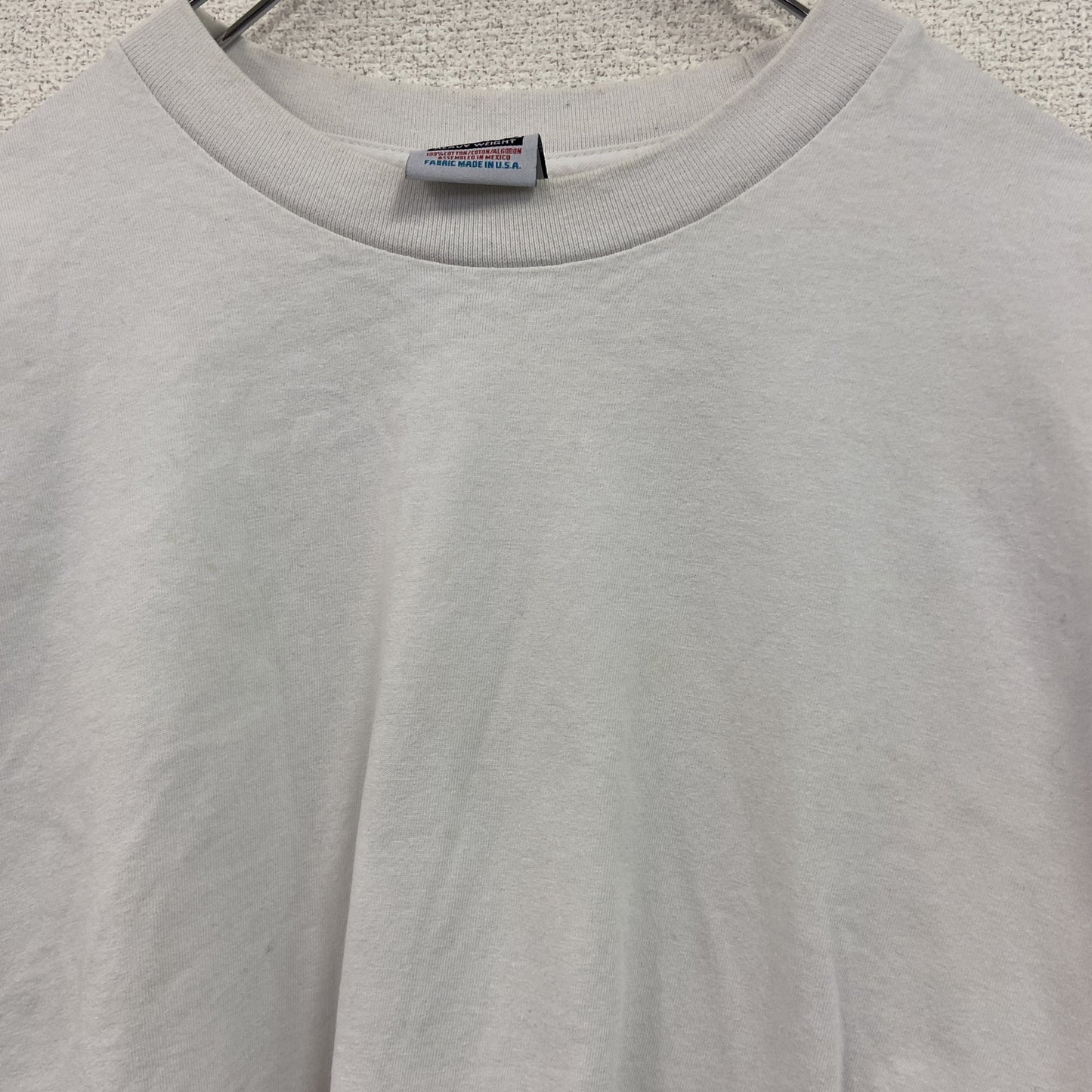 PRO CLUB　プロクラブ　長袖Tシャツ/ロンT　無地　白　ホワイト　2XLサイズ