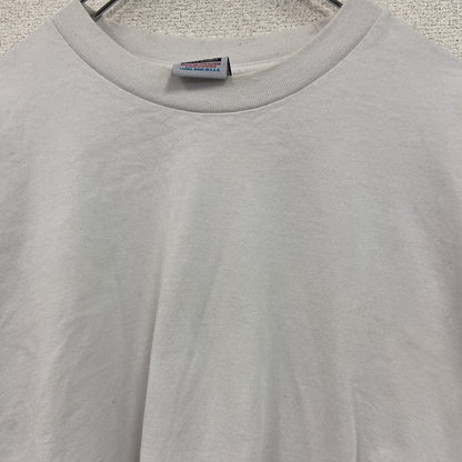 PRO CLUB　プロクラブ　長袖Tシャツ/ロンT　無地　白　ホワイト　2XLサイズ