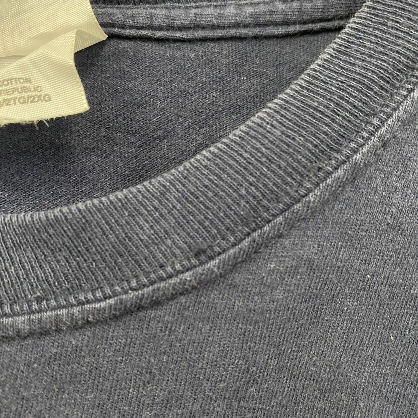 ～00s　Hanes　ヘインズ　半袖プリントTシャツ　ヴィンテージ　紺　ネイビー　2XLサイズ