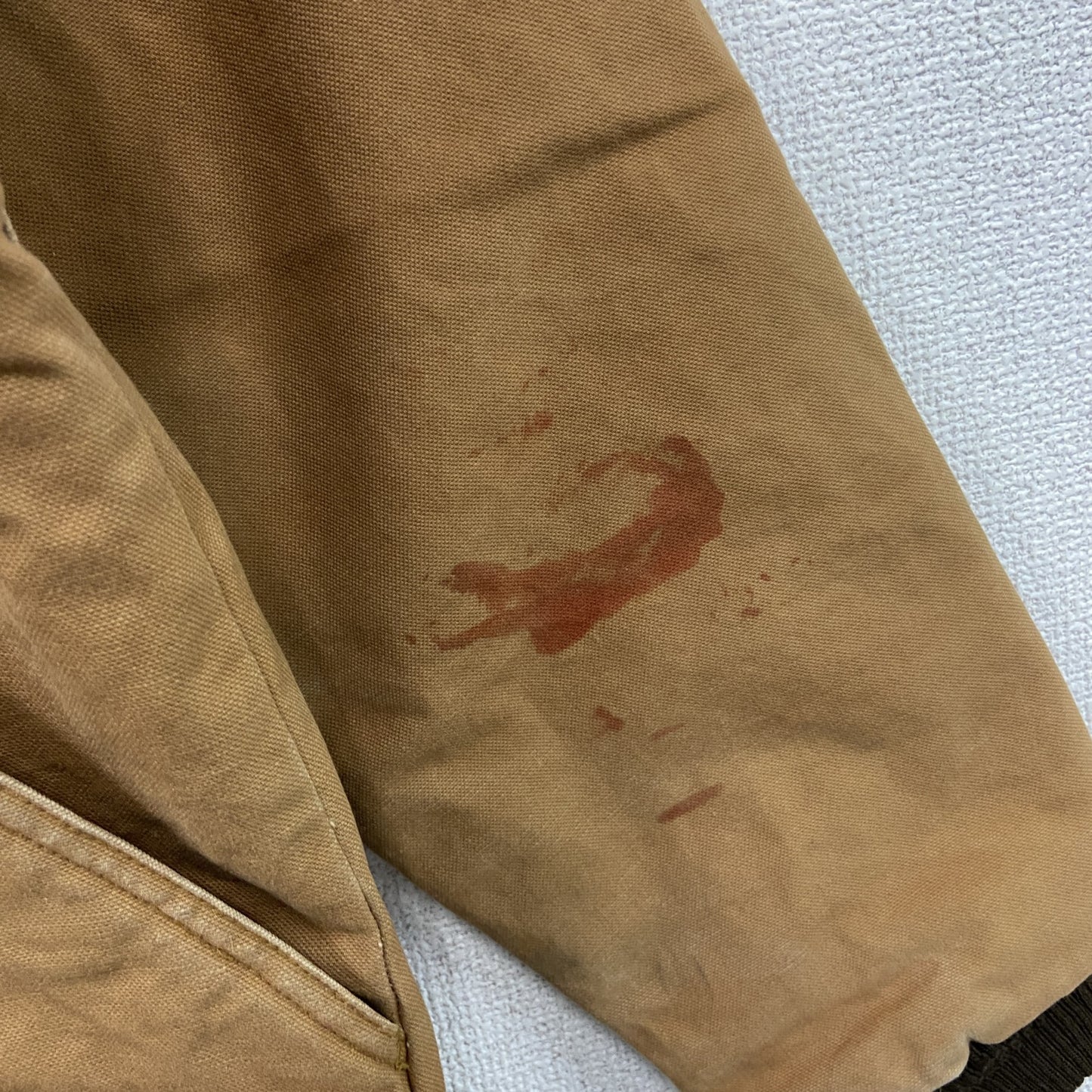 90s～　Berne Apparel　ダックジャケット　ワークジャケット　コーデュロイカラー　ヴィンテージ　茶色　ブラウン