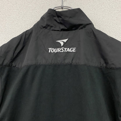 TOURSTAGE　ツアーステージ　フルジップベスト　黒　ブラック　3Lサイズ　古着