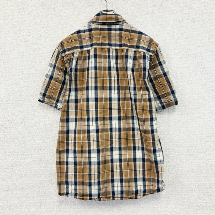 Carhartt　カーハート　半袖チェックシャツ　ラウンドシャツ　マルチカラー　Sサイズ