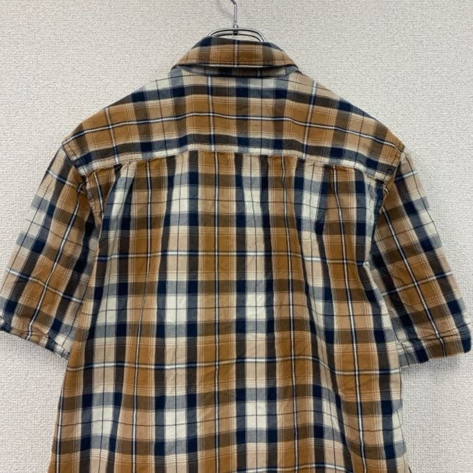 Carhartt　カーハート　半袖チェックシャツ　ラウンドシャツ　マルチカラー　Sサイズ