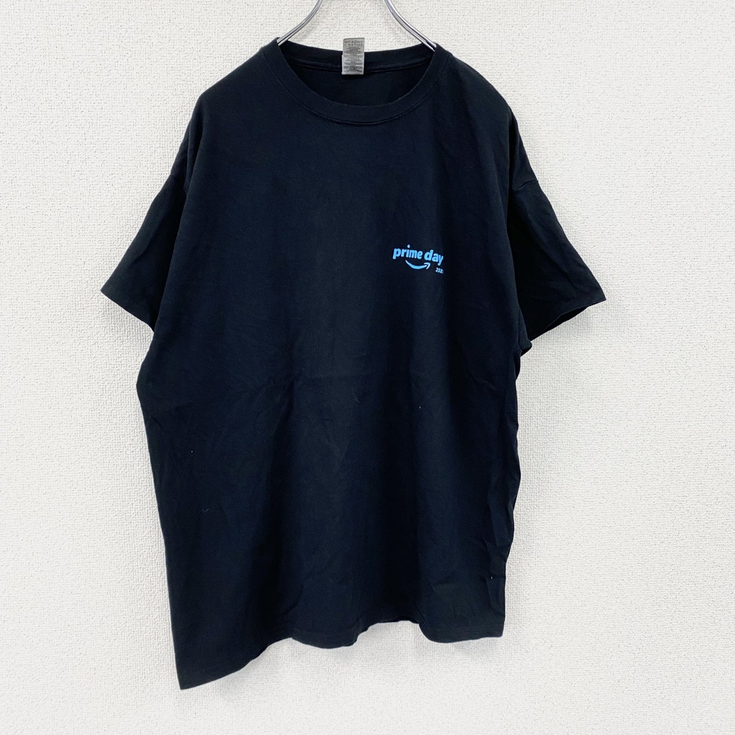 GILDAN　ギルダン　amazon　アマゾン　半袖プリントTシャツ　企業ロゴ　黒　ブラック　XLサイズ
