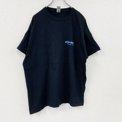 GILDAN　ギルダン　amazon　アマゾン　半袖プリントTシャツ　企業ロゴ　黒　ブラック　XLサイズ