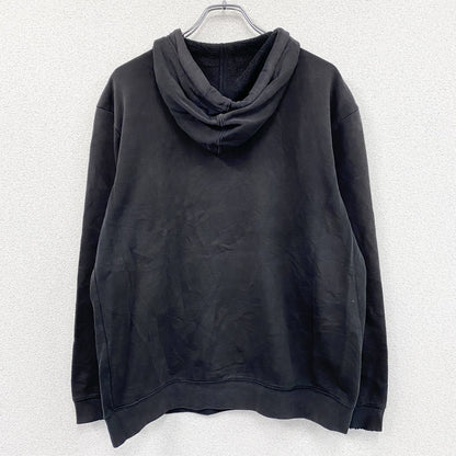 GAP　ギャップ　スウェットパーカー/フーディー　デカロゴ　フェード　黒　ブラック　Lサイズ