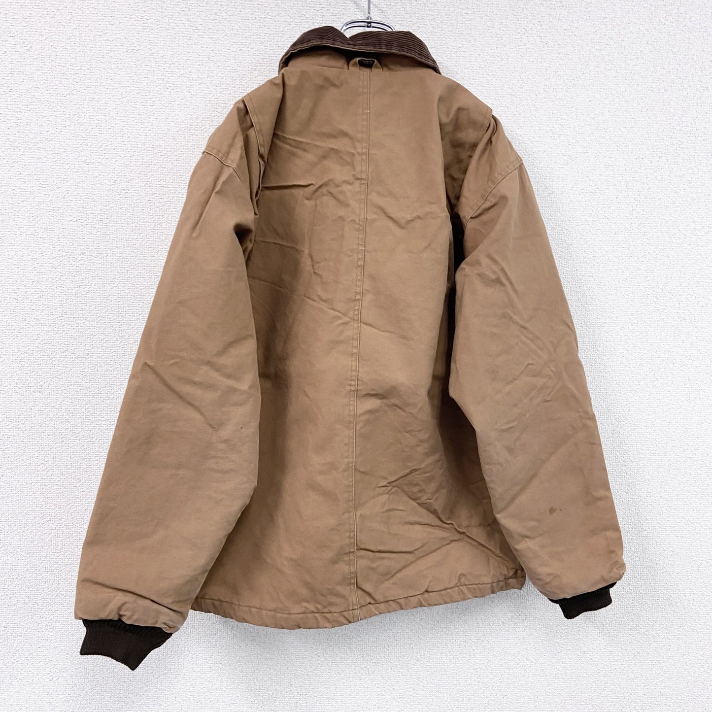 90s～　Berne Apparel　ダックジャケット　ワークジャケット　コーデュロイカラー　ヴィンテージ　茶色　ブラウン
