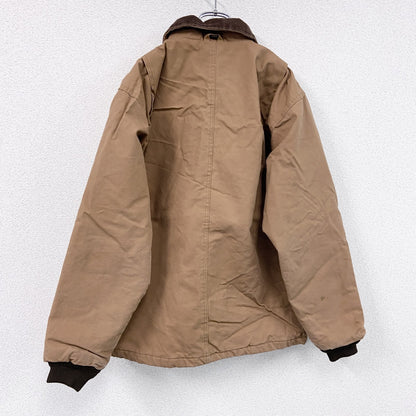 90s～　Berne Apparel　ダックジャケット　ワークジャケット　コーデュロイカラー　ヴィンテージ　茶色　ブラウン