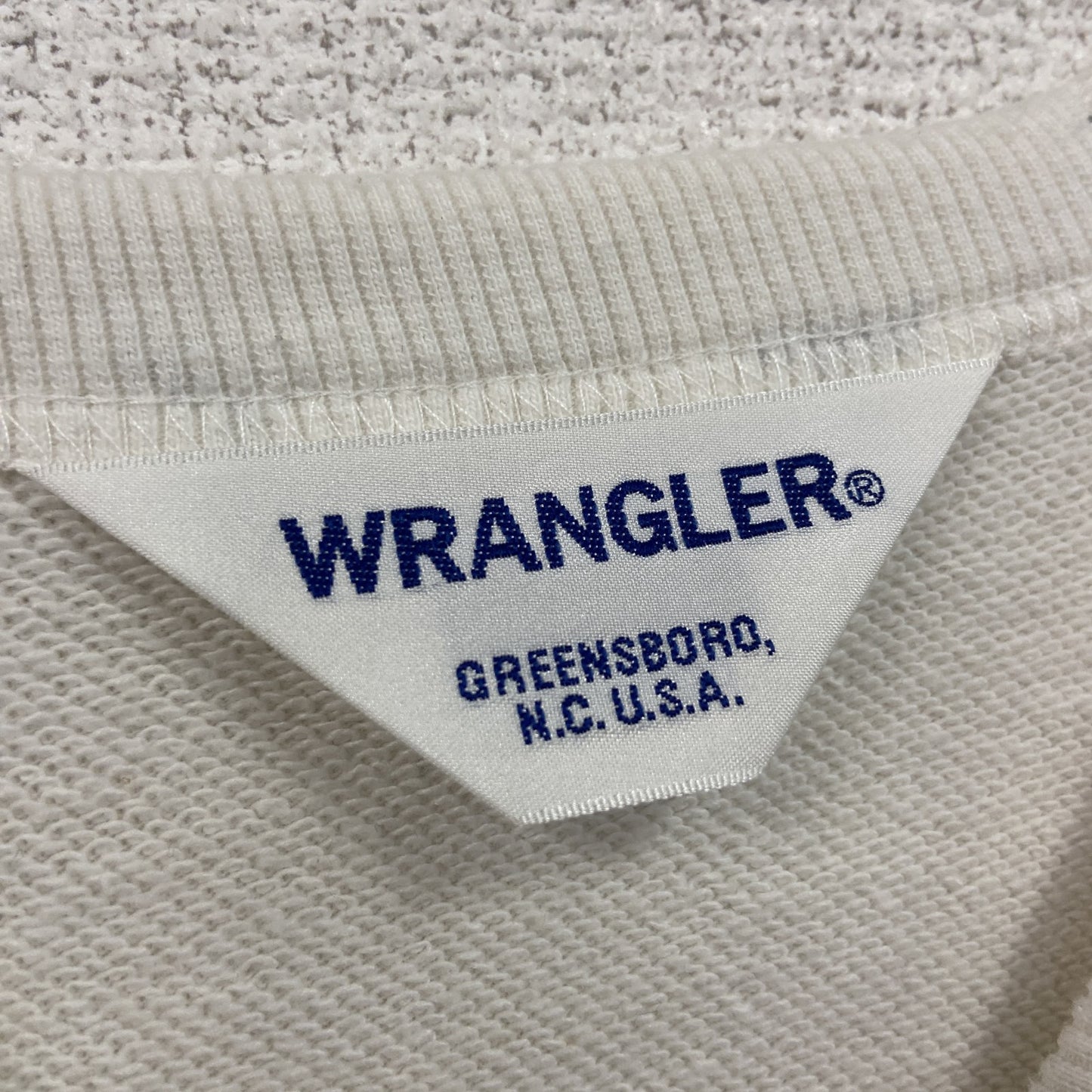 Wrangler　ラングラー　スウェット/トレーナー　白　ホワイト　XLサイズ