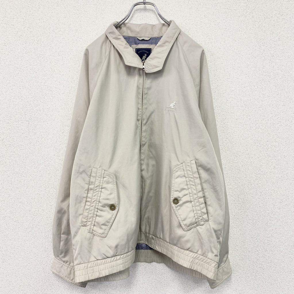 KANGOL　カンゴール　ハリントンジャケット/スイングトップ　ベージュ　3Lサイズ