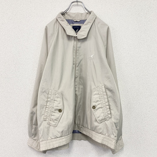 KANGOL　カンゴール　ハリントンジャケット/スイングトップ　ベージュ　3Lサイズ