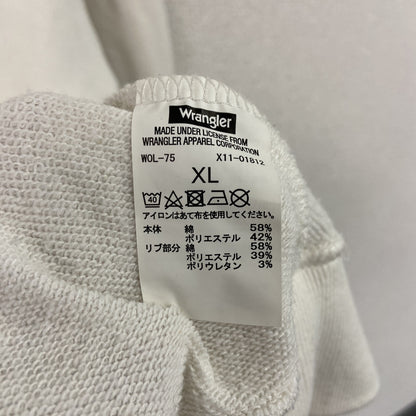 Wrangler　ラングラー　スウェット/トレーナー　白　ホワイト　XLサイズ