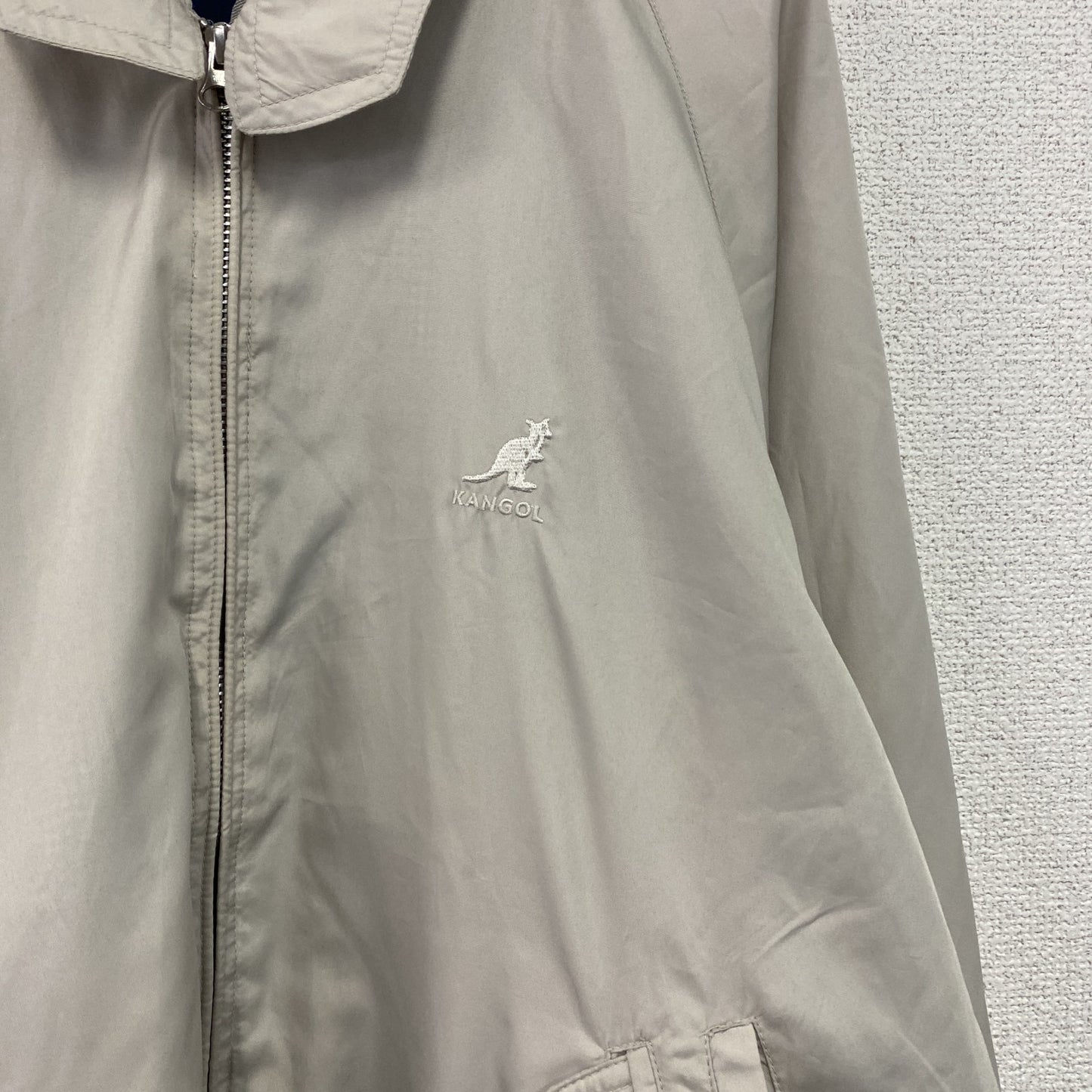 KANGOL　カンゴール　ハリントンジャケット/スイングトップ　ベージュ　3Lサイズ