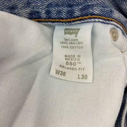 Levi’s　リーバイス　550　デニムパンツ　ジッパーフライ　インディゴ　W36