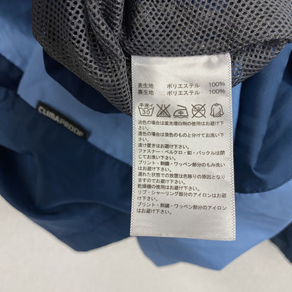 adidas　アディダス　トラックジャケット/ジャージ　パフォーマンスロゴ　バイカラー　紺　ネイビー　Lサイズ