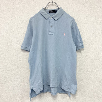 Polo by Ralph Lauren　ポロバイラルフローレン　半袖ポロシャツ　水色　ライトブルー　Lサイズ