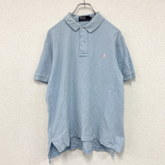 Polo by Ralph Lauren　ポロバイラルフローレン　半袖ポロシャツ　水色　ライトブルー　Lサイズ