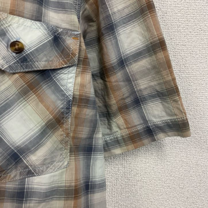 Carhartt　カーハート　半袖ラウンドシャツ　チェック柄　マルチカラー　XLサイズ