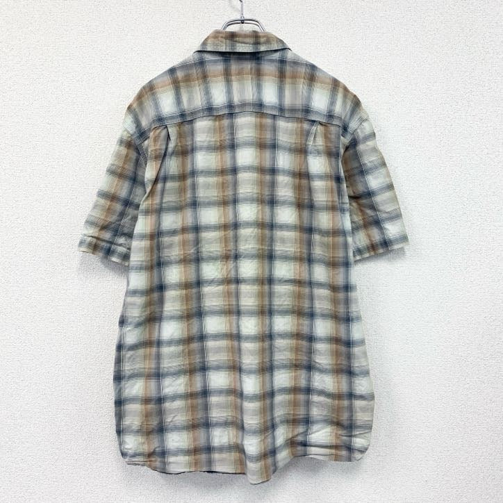 Carhartt　カーハート　半袖ラウンドシャツ　チェック柄　マルチカラー　XLサイズ