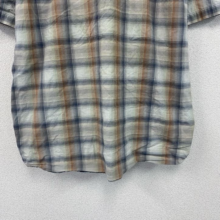 Carhartt　カーハート　半袖ラウンドシャツ　チェック柄　マルチカラー　XLサイズ