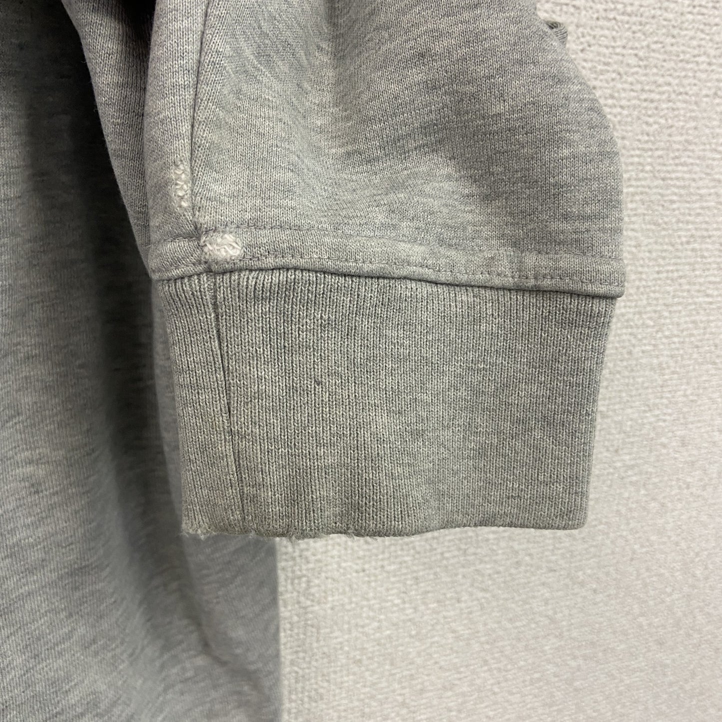 TOMMY　トミー　フルジップスウェットパーカー/フーディー　刺繍ロゴ　ワンポイント　灰色　グレー　Mサイズ