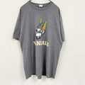 PORT&COMPANY　半袖プリントTシャツ　カレッジロゴ　ジョーバンダル　灰色　グレー　XLサイズ