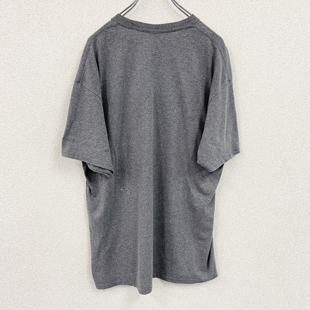 PORT&COMPANY　半袖プリントTシャツ　カレッジロゴ　ジョーバンダル　灰色　グレー　XLサイズ