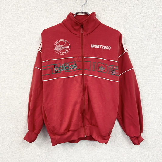 ～90s　adidas　アディダス　フルジップトラックジャケット/ジャージ　ヴィンテージ　赤　レッド　Sサイズ