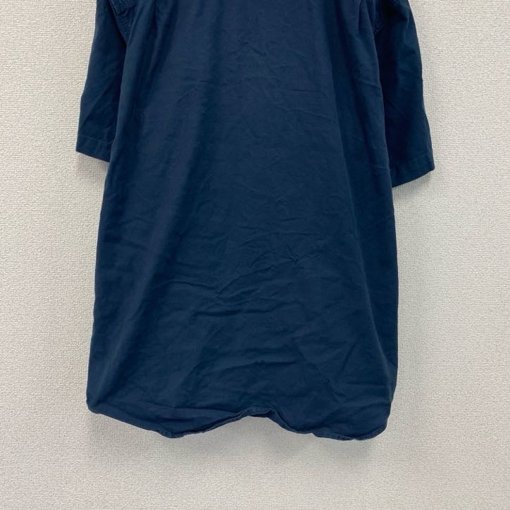 Carhartt　カーハート　半袖ボタンダウンシャツ　ワークシャツ　紺　ネイビー　XLサイズ