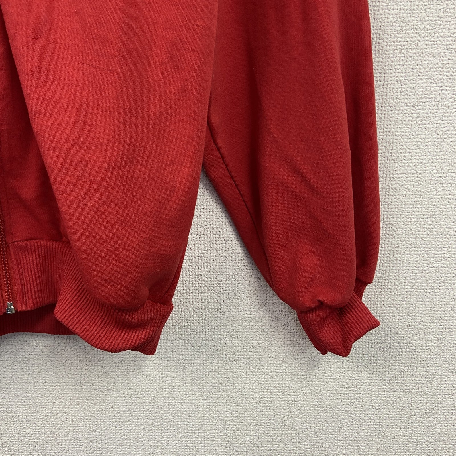 ～90s　adidas　アディダス　フルジップトラックジャケット/ジャージ　ヴィンテージ　赤　レッド　Sサイズ