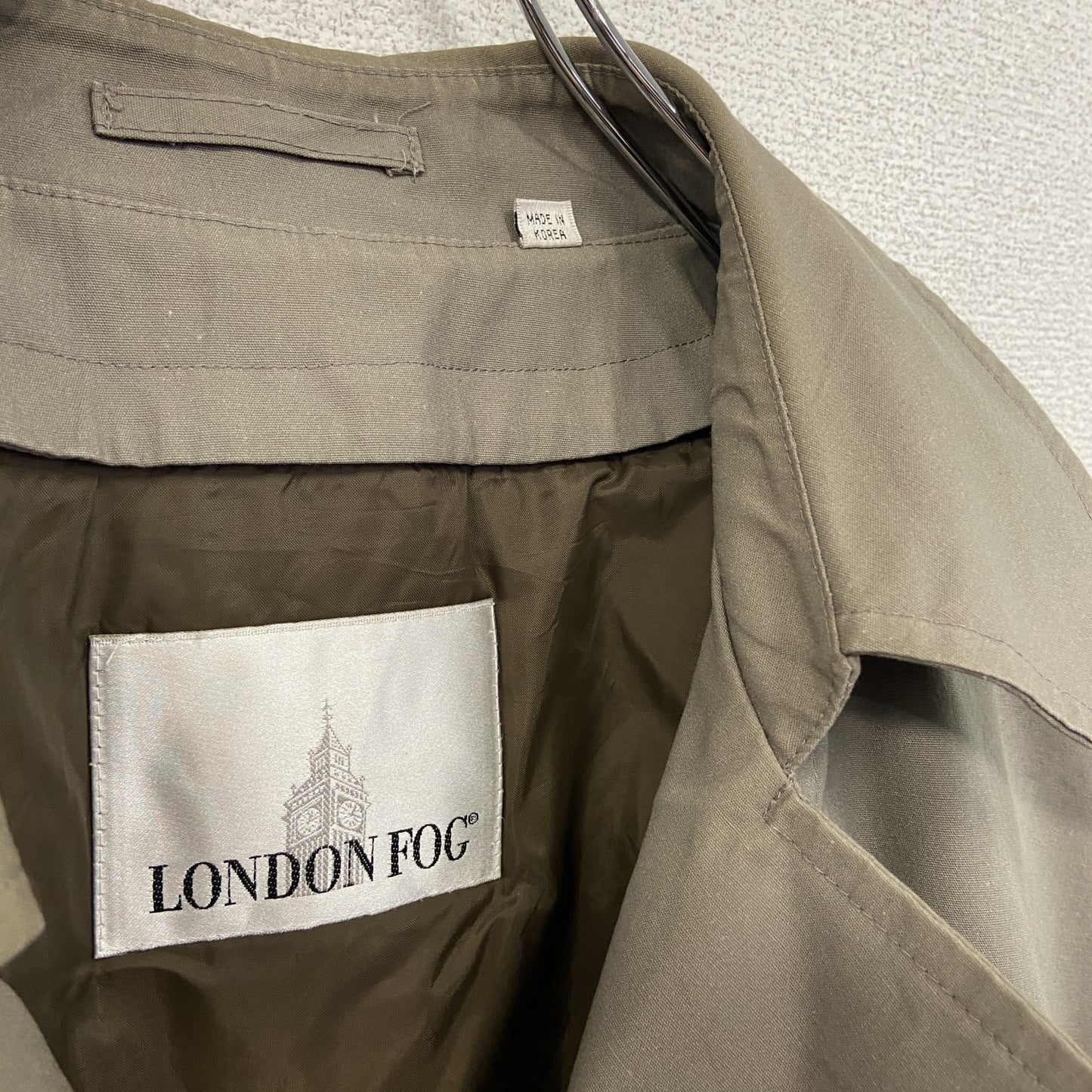 LONDON FOG　ロンドンフォグ　ダブルトレンチコート　グレージュ　44サイズ