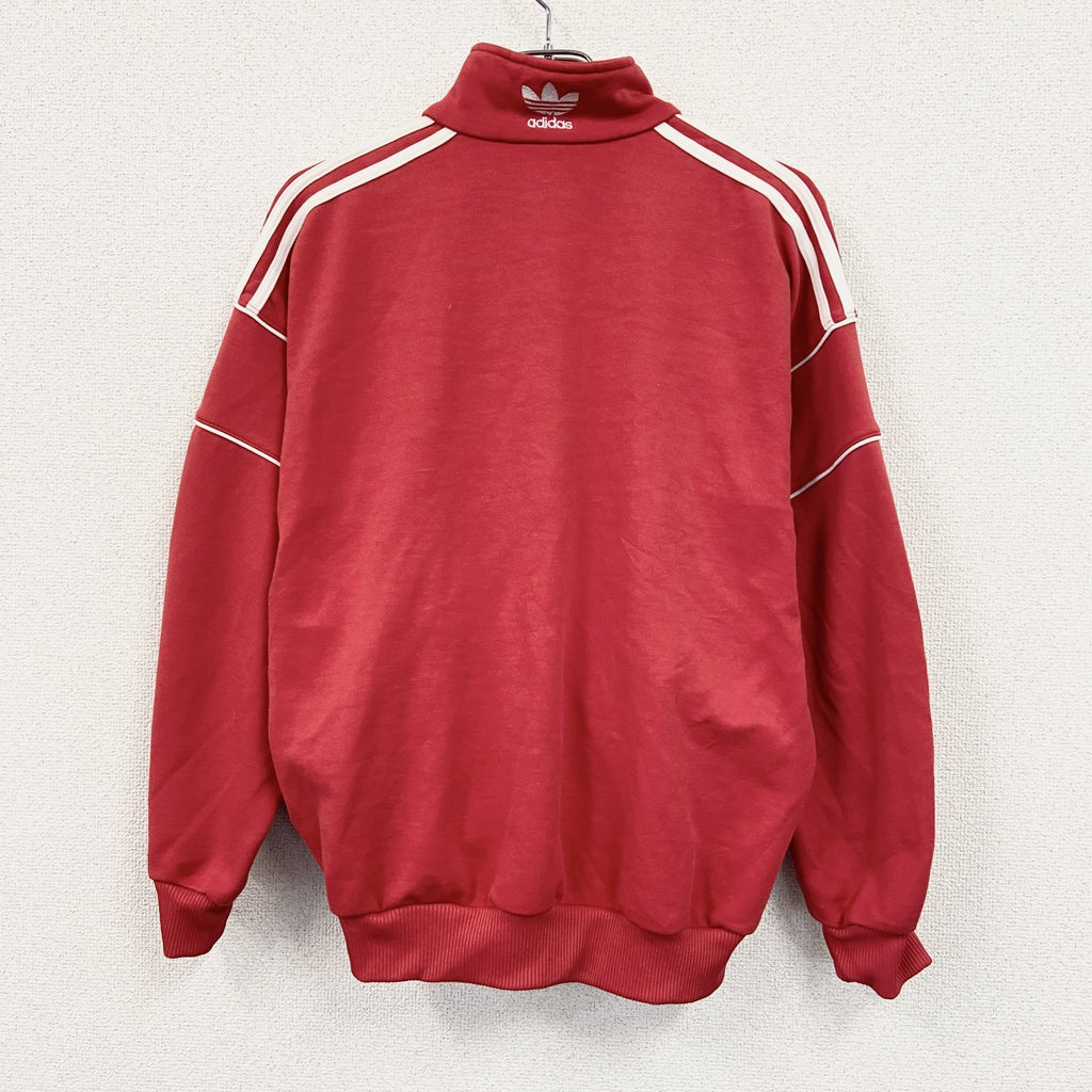 ～90s　adidas　アディダス　フルジップトラックジャケット/ジャージ　ヴィンテージ　赤　レッド　Sサイズ