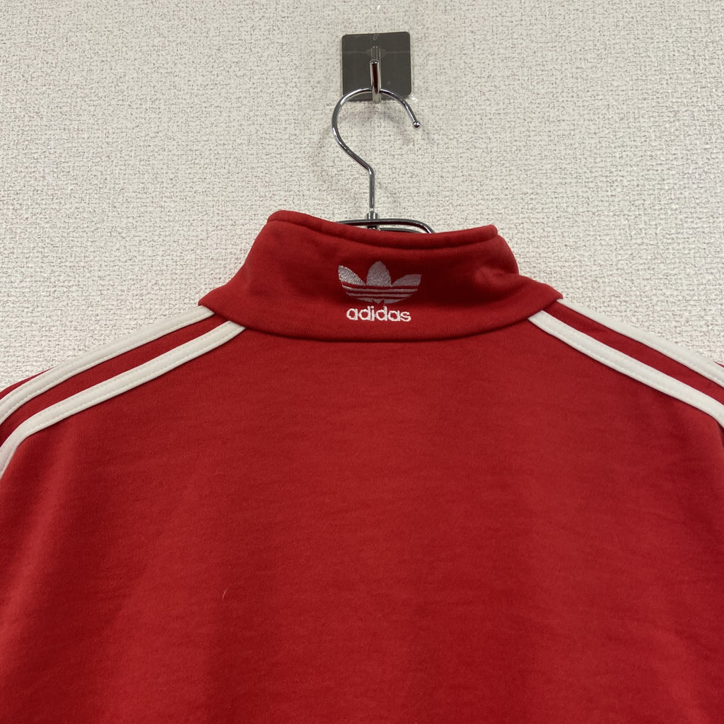 ～90s　adidas　アディダス　フルジップトラックジャケット/ジャージ　ヴィンテージ　赤　レッド　Sサイズ
