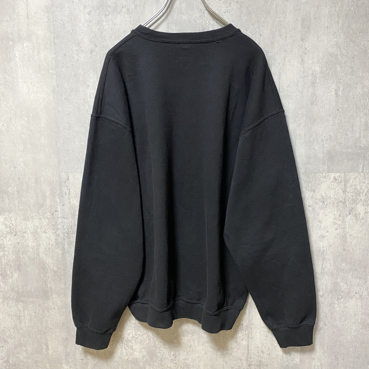 古着 used　GILDAN　Dollywood Smoky Mountain　長袖プリントスウェット　トレーナー　黒　Lサイズ