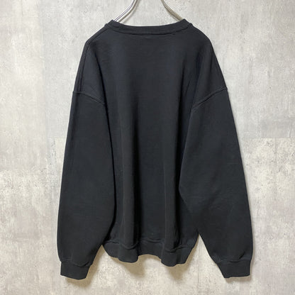古着 used　GILDAN　Dollywood Smoky Mountain　長袖プリントスウェット　トレーナー　黒　Lサイズ