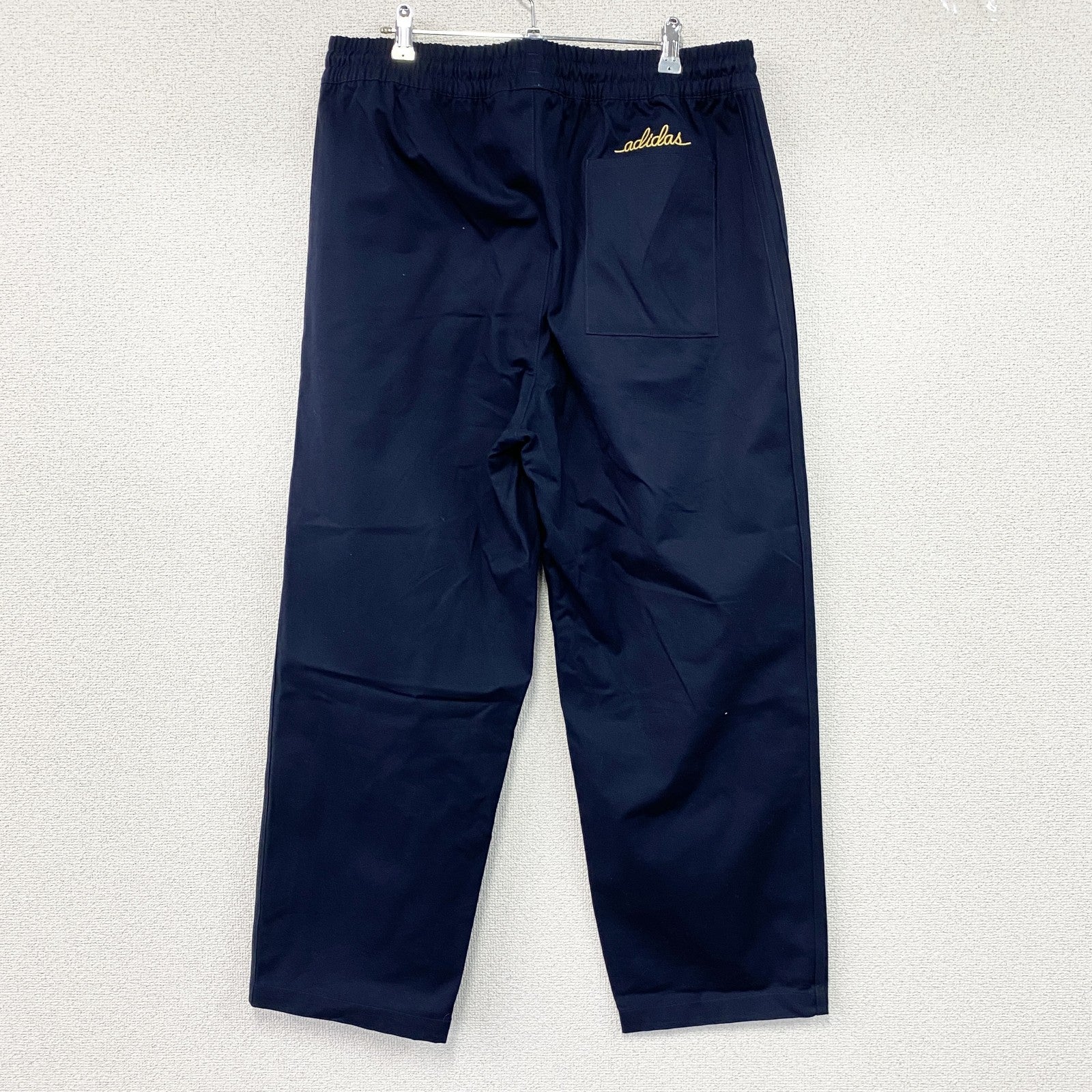 adidas　アディダス　ワークパンツ/チノパンツ　紺　ネイビー　2XLサイズ