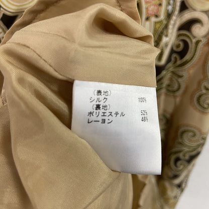 GRACE CONTINENTAL　グレースコンチネンタル　シルクワンピース　総柄　マルチカラー