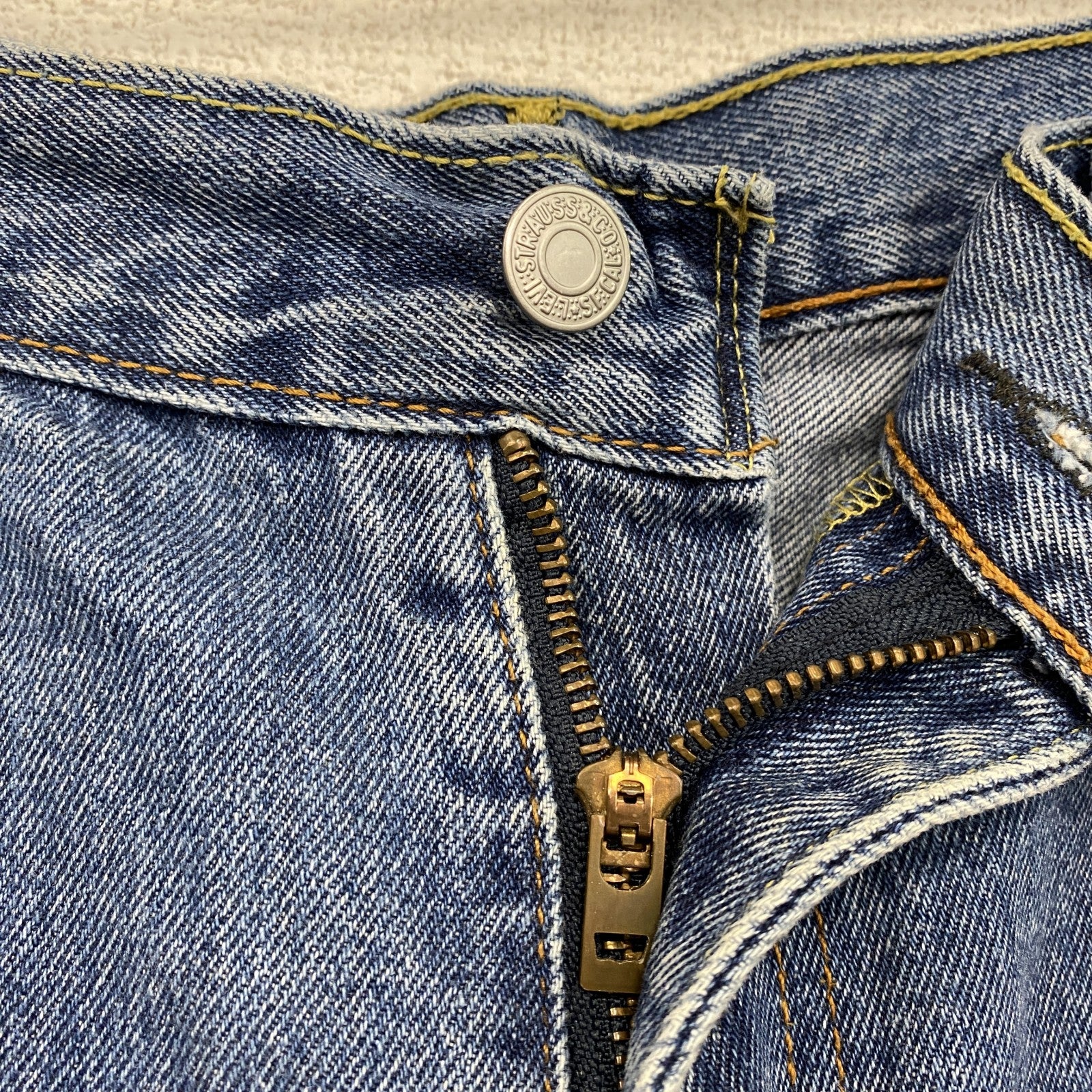 Levi’s　リーバイス　550　デニムパンツ　ジッパーフライ　インディゴ　W38