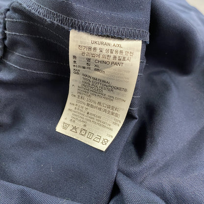 adidas　アディダス　ワークパンツ/チノパンツ　紺　ネイビー　2XLサイズ