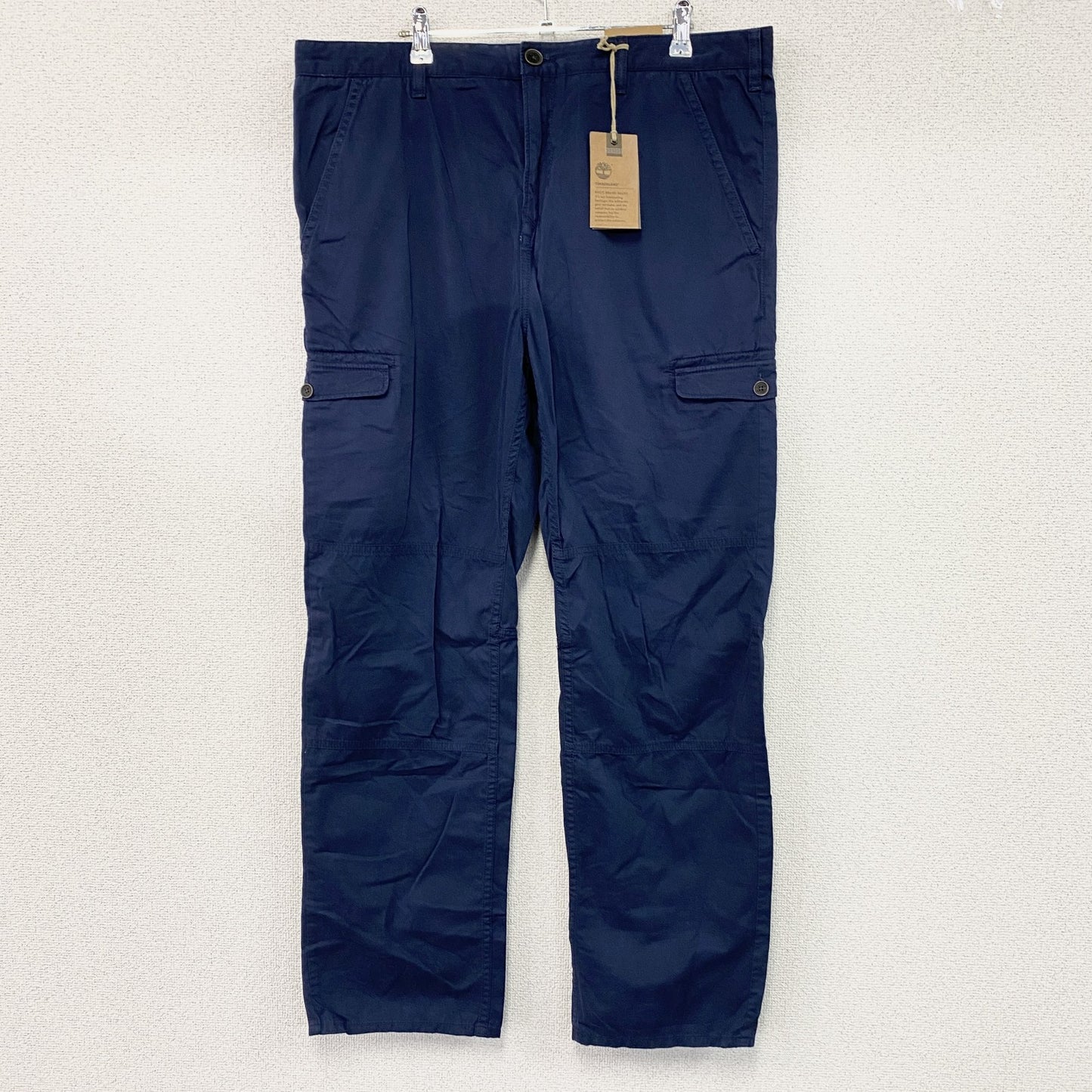 Timberland　ティンバーランド　カーゴパンツ　ジップフライ　紺　ネイビー　W38サイズ