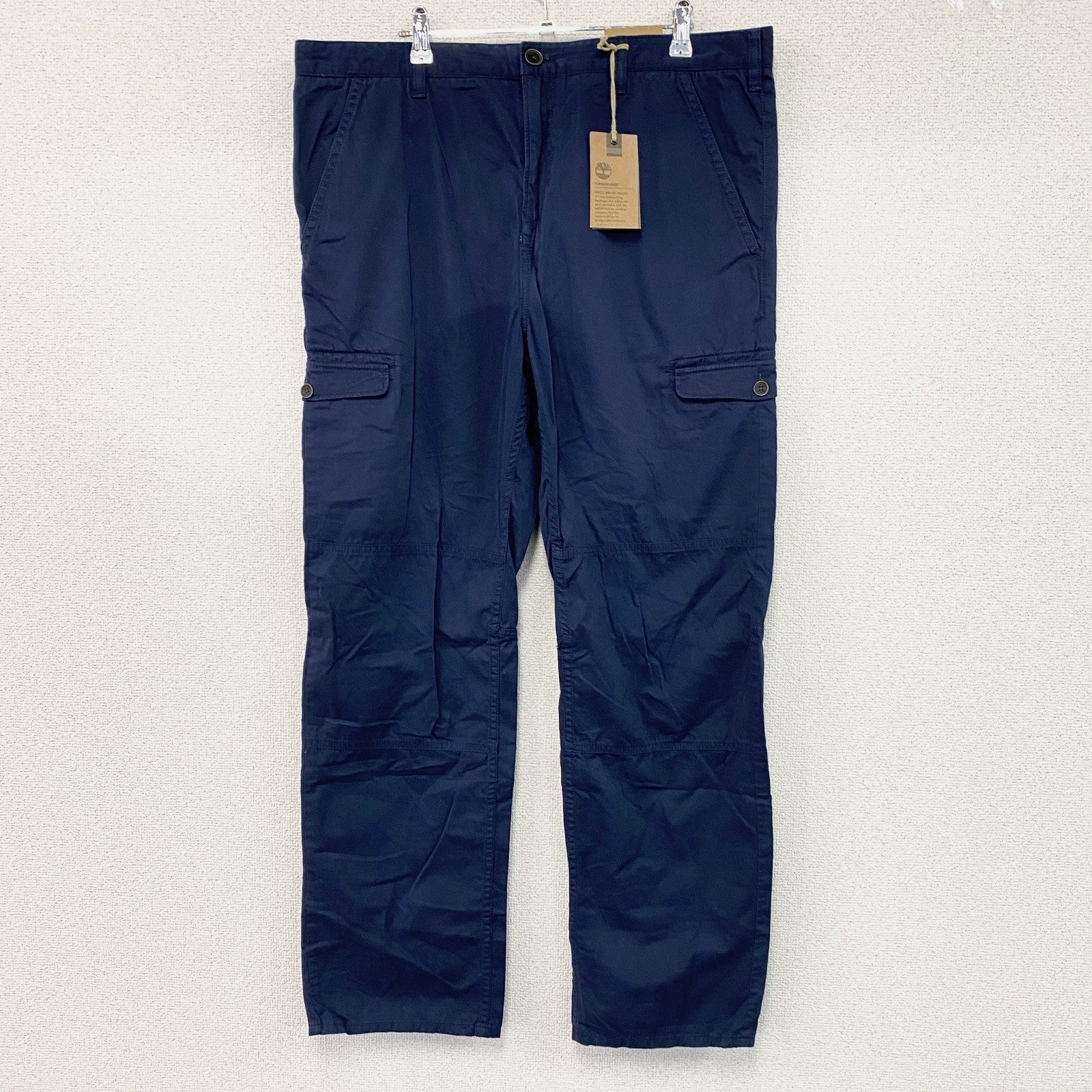 Timberland　ティンバーランド　カーゴパンツ　ジップフライ　紺　ネイビー　W38サイズ
